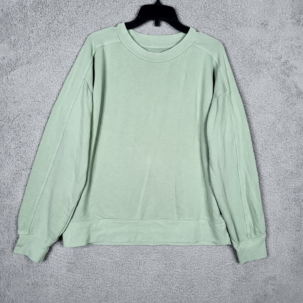 Club Monaco Men's teal green long sleeve round neck sweatshirt Size M